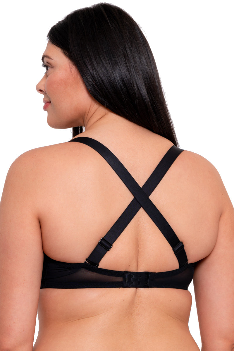 Curvy Kate Superplunge Multiway Padded Plunge Bra - Black - source image 64680