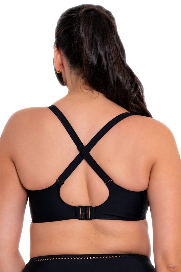 Curvy Kate Swimwear First Class Balcony Bikini Top - Black - source image 57667