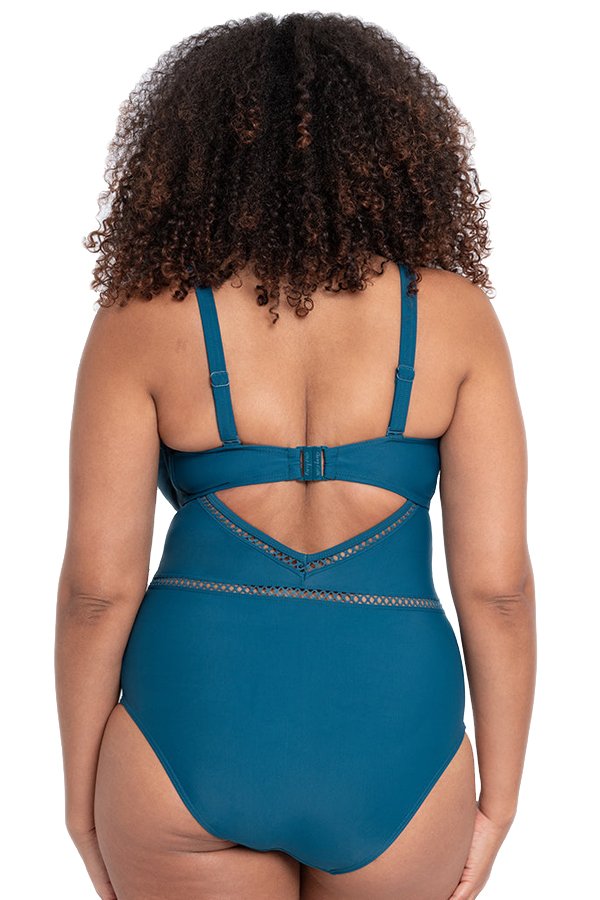 Curvy Kate Swimwear First Class Plunge Swimsuit