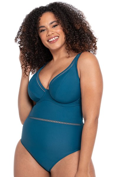 Curvy Kate Swimwear First Class Plunge Swimsuit
