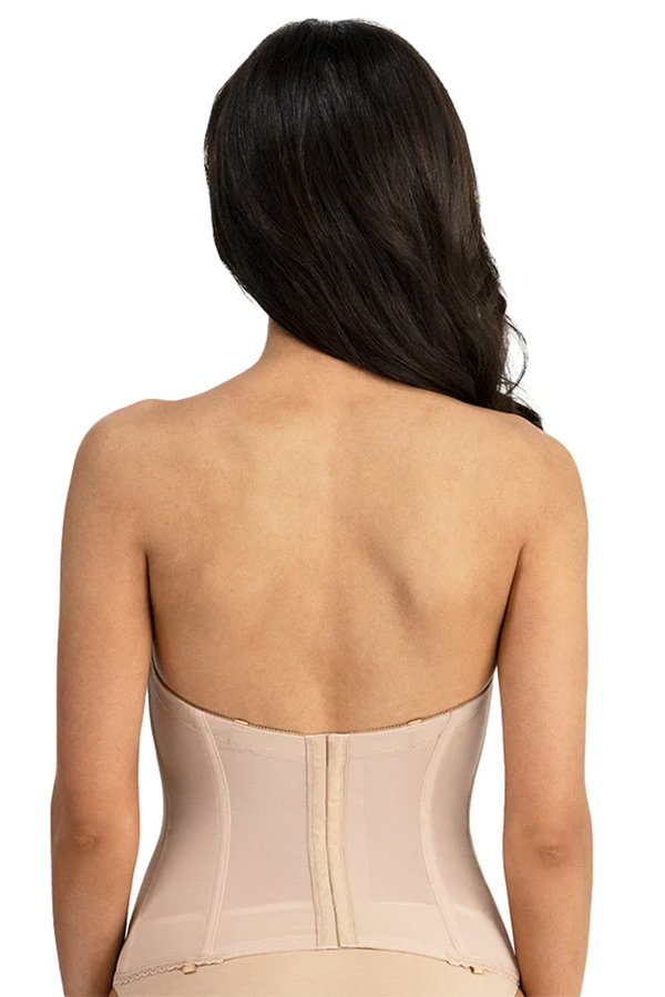 Dominique Brianna Low Black Strapless Longline Bra