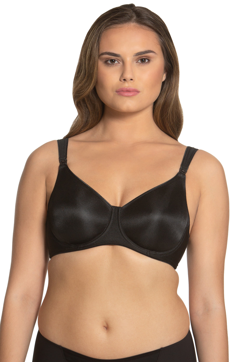 Dominique Everyday Seamless Comfort Nursing Bra - Black - source image 37023