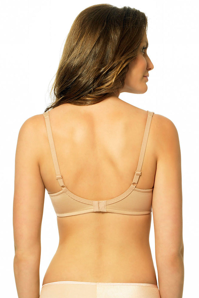 Dominique Molded Underwire Silky Support Bra - Nude - source image 2243