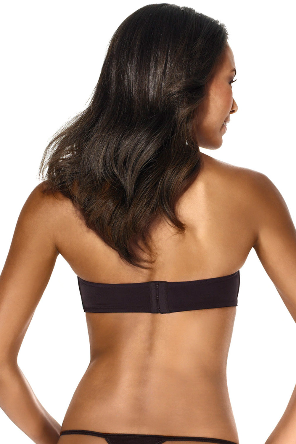 Dominique Seamless Molded Strapless Bra - Black - source image 2273