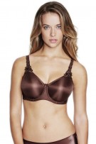 Dominique Seamless Underwire Minimizer Bra - Chocolate - source image 7590