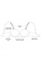 Dominique Seamless Underwire Minimizer Bra