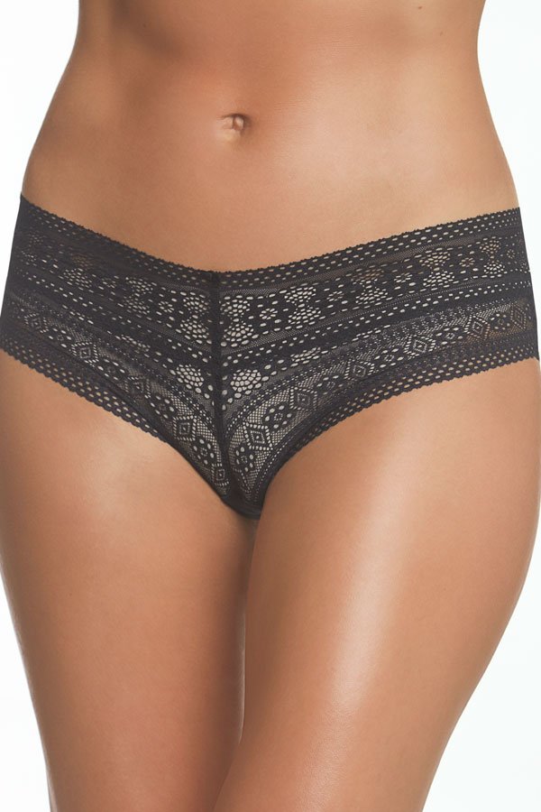 Dominique Tessa Lace Brief - Black - source image 39531