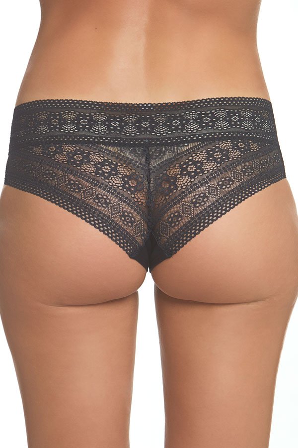 Dominique Tessa Lace Brief - Black - source image 39532