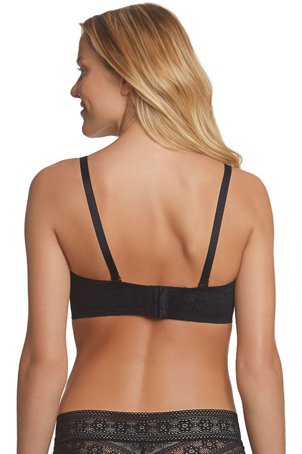 Dominique Tessa Lace Convertible Strapless Bra - Black - source image 39559
