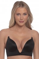 Dominique Uma U-Plunge Convertible Bra - Black - source image 67943