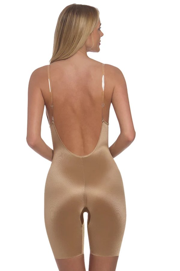 Dominique Unity Low Black Thigh Shaper Bodysuit
