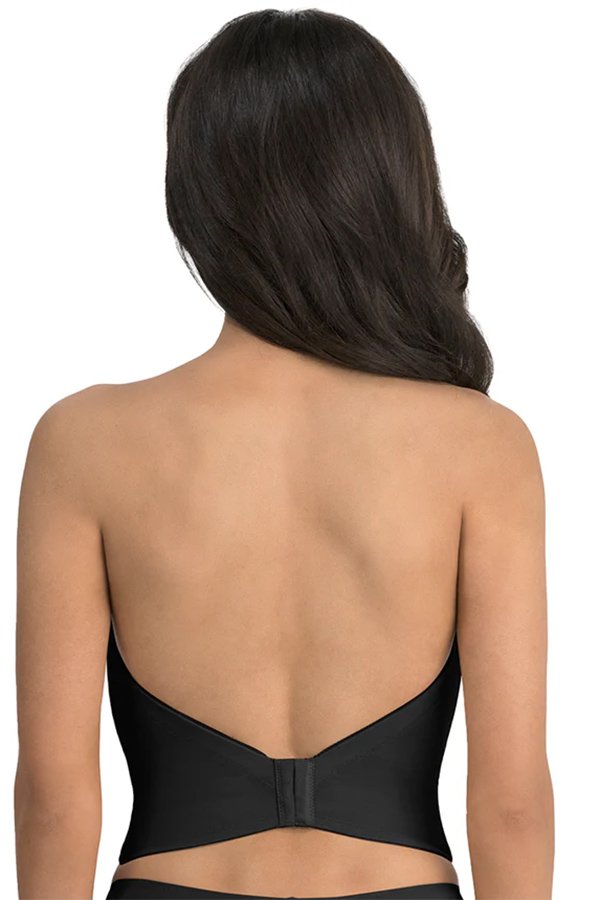 Dominique Valerie V Wire Backless Strapless Bra - Black - source image 67938