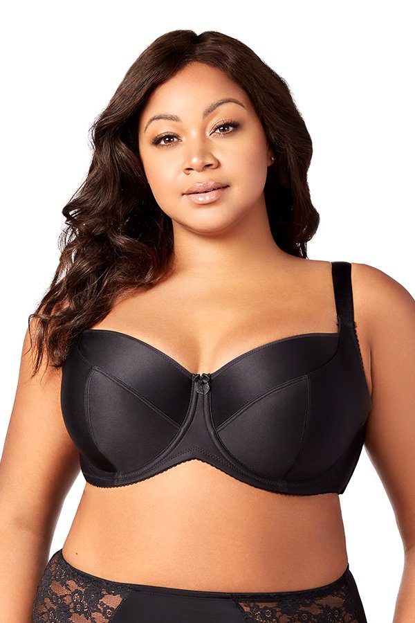 Elila Balcony Underwire Bra - Black - source image 37414