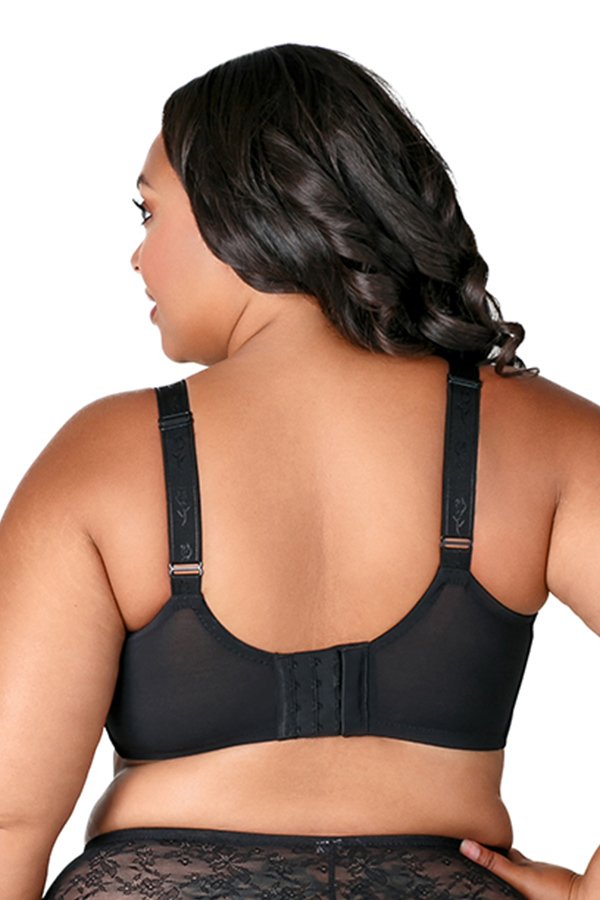 Elila Floral Lace Cami Bra - Black - source image 66169