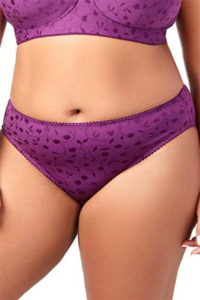 Elila Jacquard Panty - Aubergine - source image 40691
