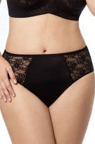 Elila Lace & Microfiber Panty - Black - source image 23802