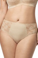 Elila Lace & Microfiber Panty - Nude - source image 23806