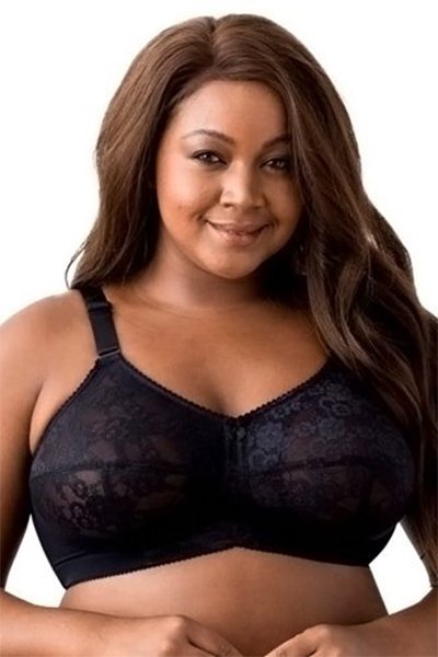 Elila Lace Softcup Bra - Black - source image 9053