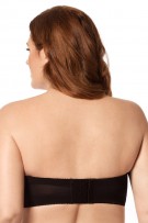 Elila Microfiber Spacer Molded Strapless Bra - Black - source image 24859