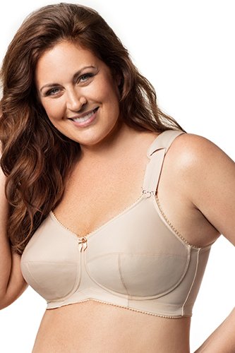 Elila Printed Full Coverage Softcup Bra - Nude - source image 32090