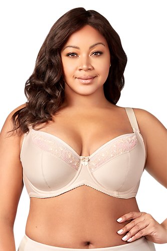 Elila Swiss Embroidery Balcony Underwired Bra - Nude - source image 41680
