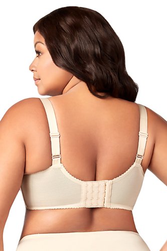 Elila Swiss Embroidery Full Coverage Soft Cup Bra - Nude - source image 41676