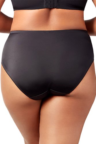 Elila Swiss Embroidery Microfiber Panty - Black - source image 41685