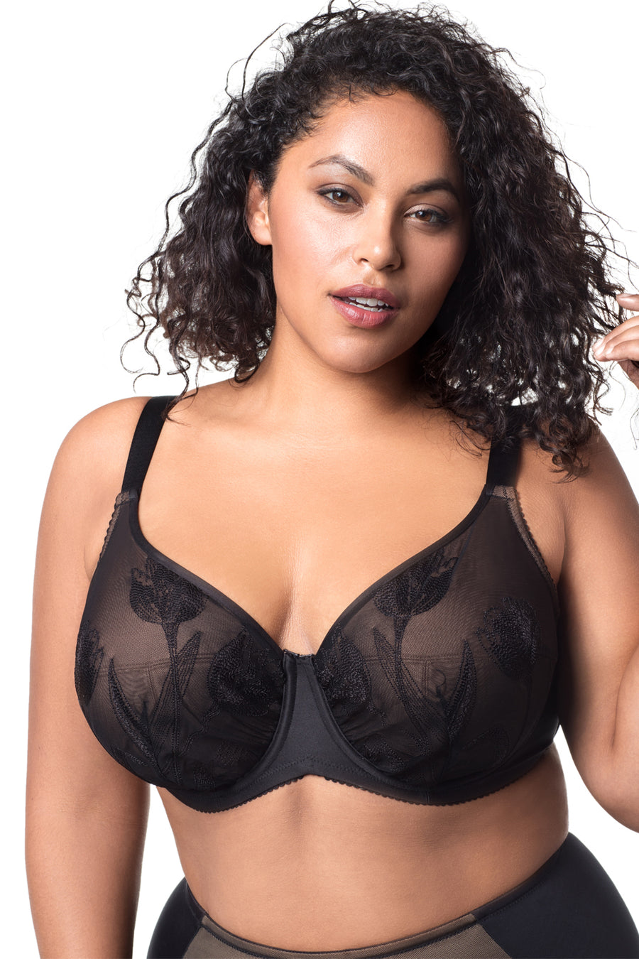 Elila Tulip Embroidered Underwired Bra