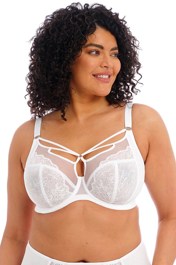 Elomi Brianna Underwire Plunge Bra - White - source image 43201