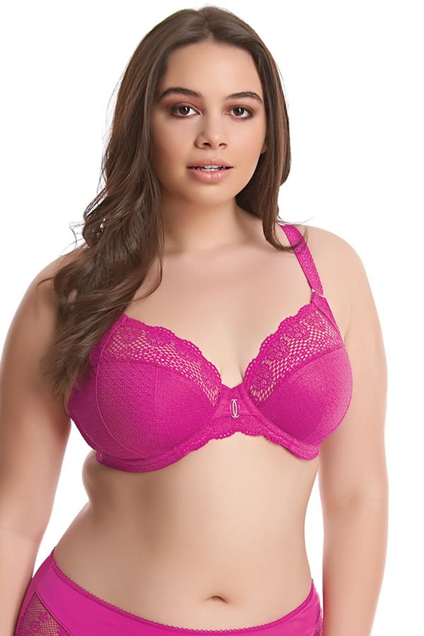 Elomi Carmen Underwire Plunge Stretch Bra - Passion - source image 34432