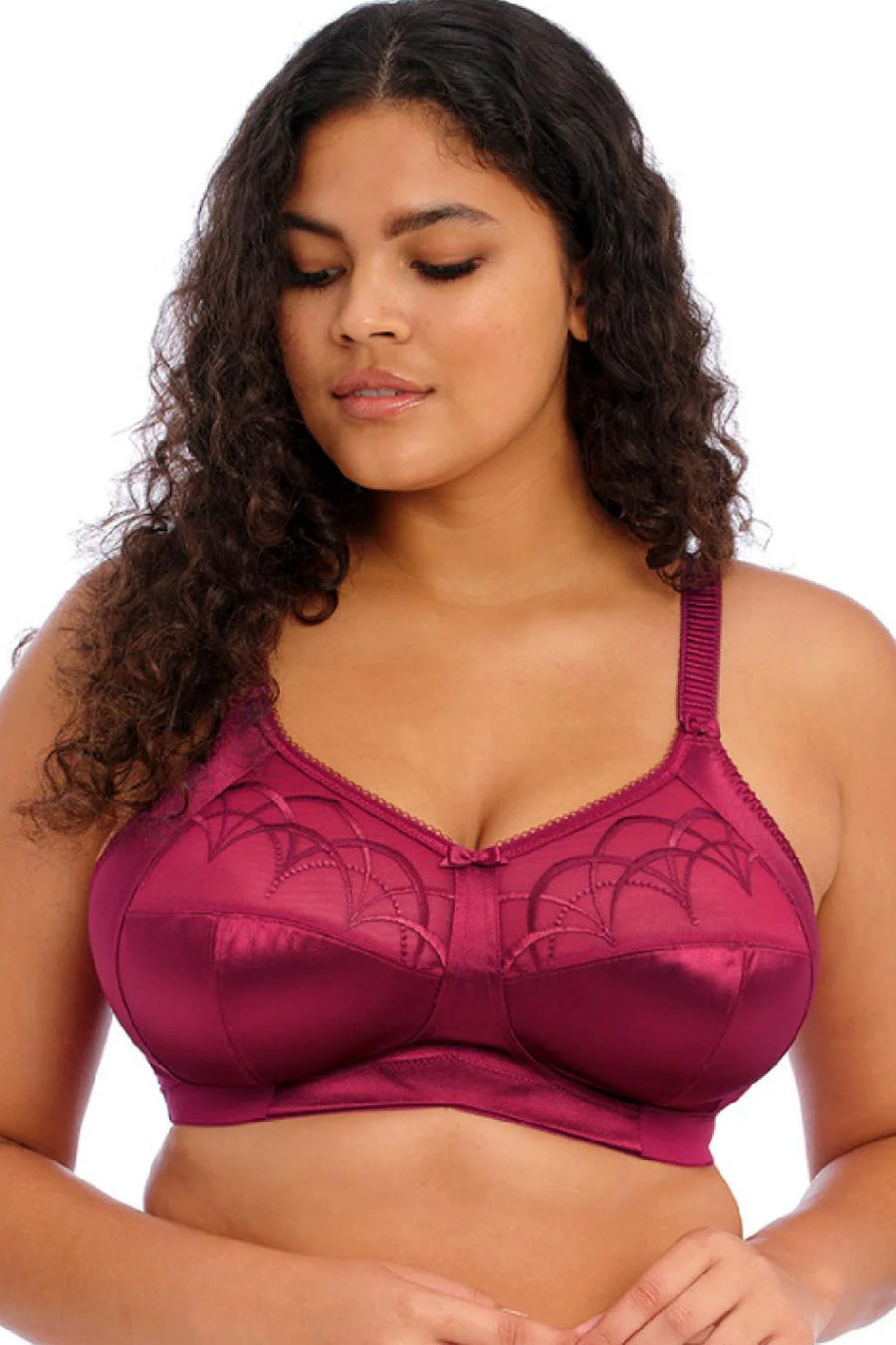 Elomi Cate Soft Cup Bra - Berry - source image 72370