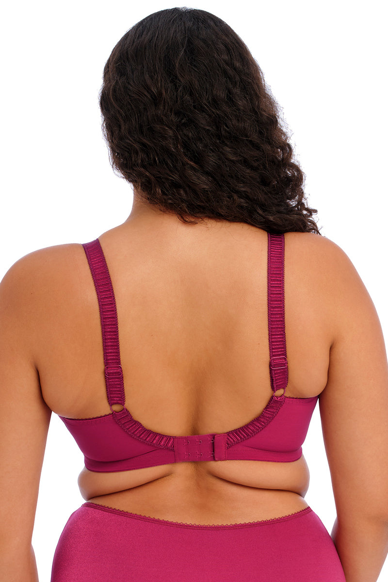 Elomi Cate Underwire Full Cup Banded Bra - Berry - source image 58047