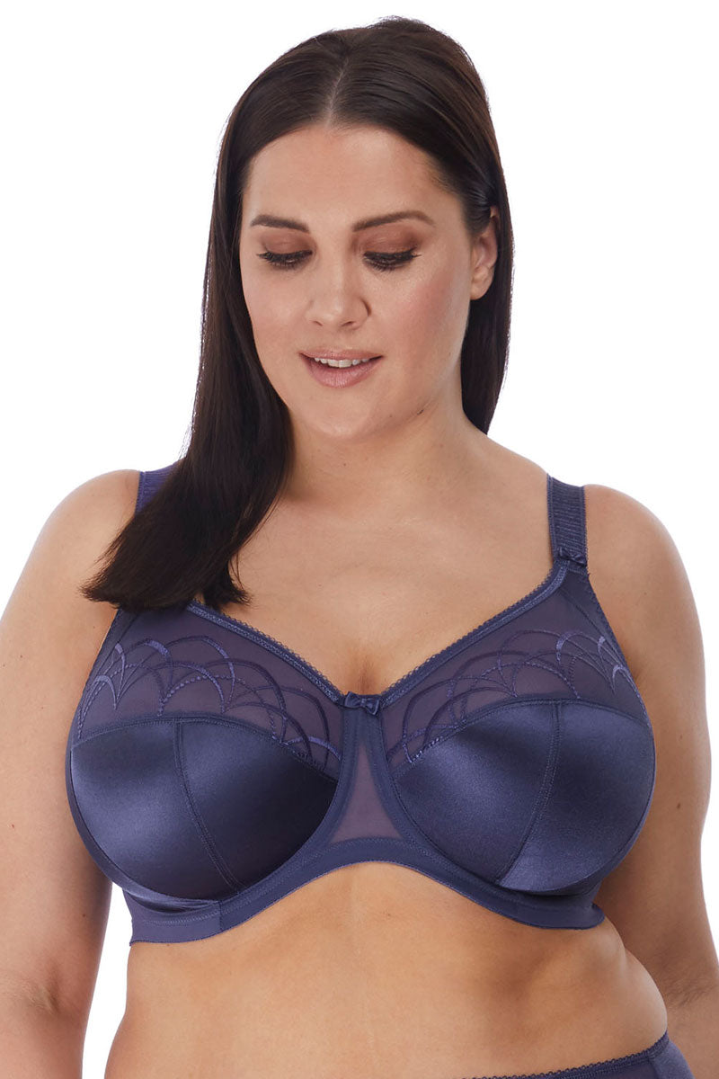 Elomi Cate Underwire Full Cup Banded Bra - Denim - source image 37206