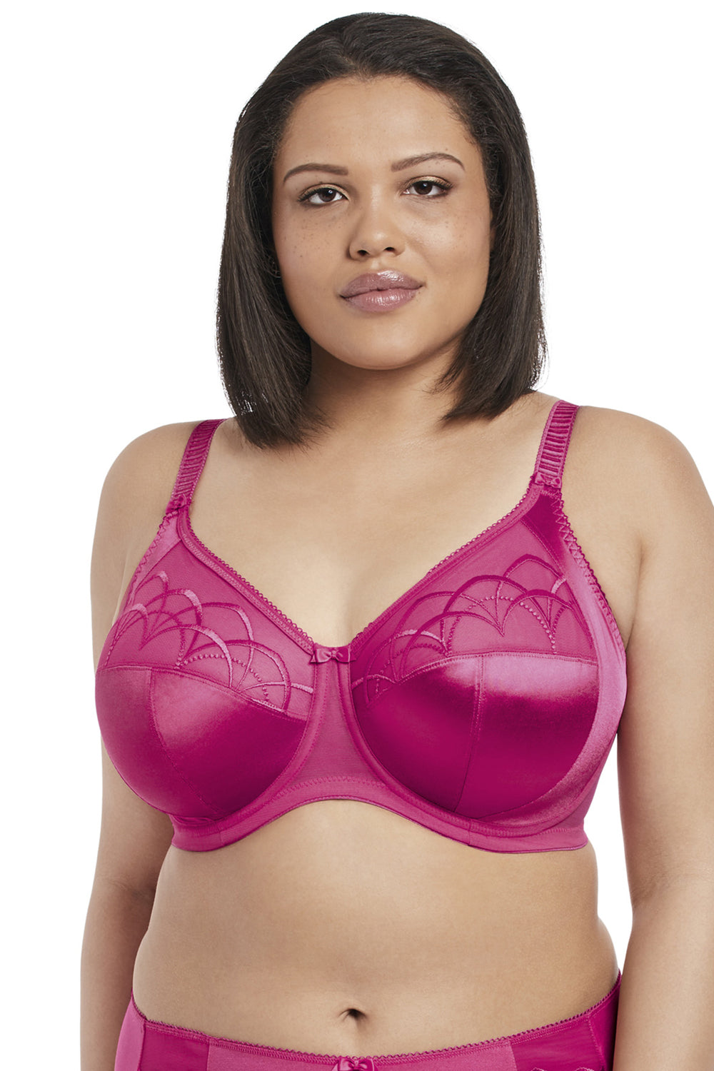 Elomi Cate Underwire Full Cup Banded Bra - Hot Pink - source image 34851