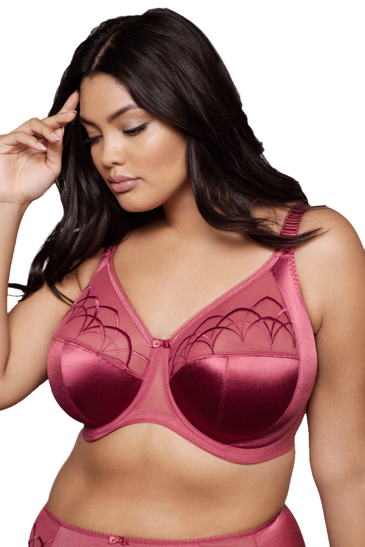 Elomi Cate Underwire Full Cup Banded Bra - Mulberry - source image 36134