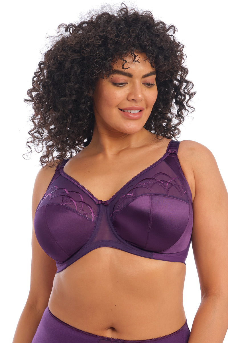 Elomi Cate Underwire Full Cup Banded Bra - Plum - source image 43805