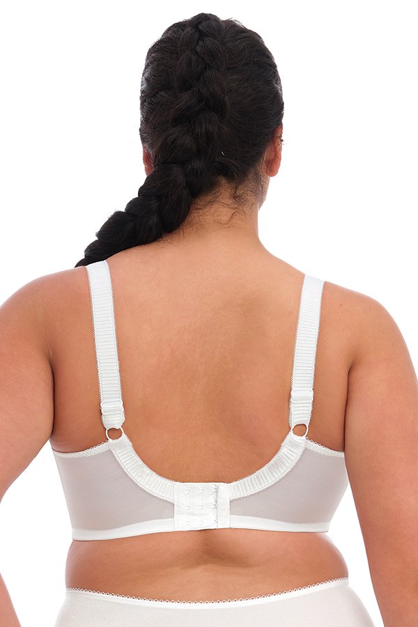 Elomi Cate Underwire Full Cup Banded Bra - White - source image 59589