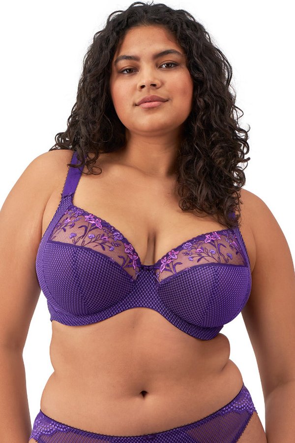 Elomi Charley Plunge Underwire Bra - Iris - source image 65467