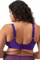 Elomi Charley Stretch Lace Underwire Plunge Bra - Iris - source image 65472