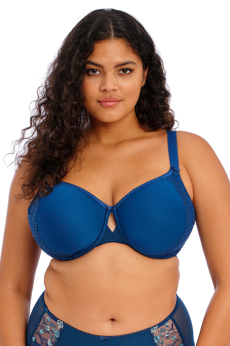 Elomi Charley Underwire Bandless Spacer Molded Bra - Petrol - source image 59616