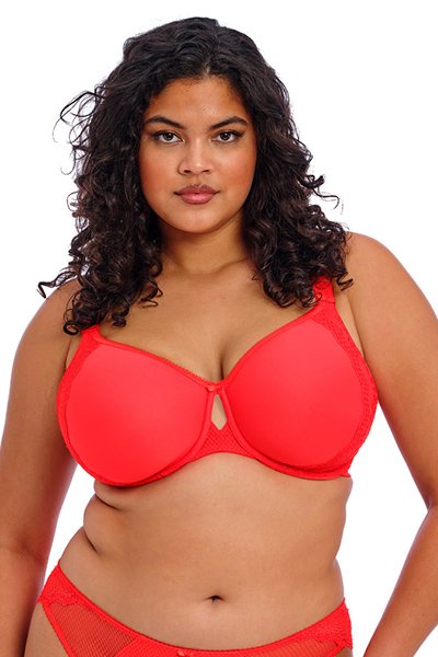 Elomi Charley Underwire Bandless Spacer Molded Bra - Salsa - source image 61707