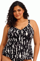 Elomi Echo Shell Moulded Tankini Top - Black - source image 72531