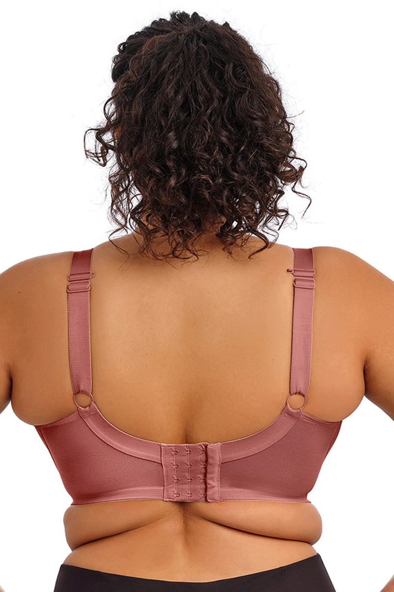 Elomi Energise Underwire Sports Bra - J Hook - Rosewood - source image 72507