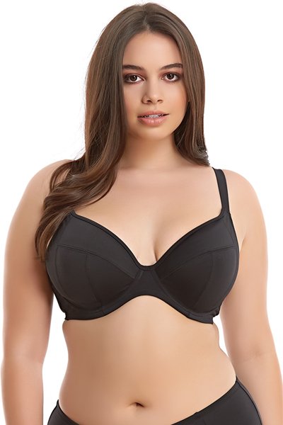 Elomi Essentials Underwire Plunge Swim Bikini Top