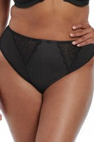 Elomi High Leg Brief - Black - source image 34377