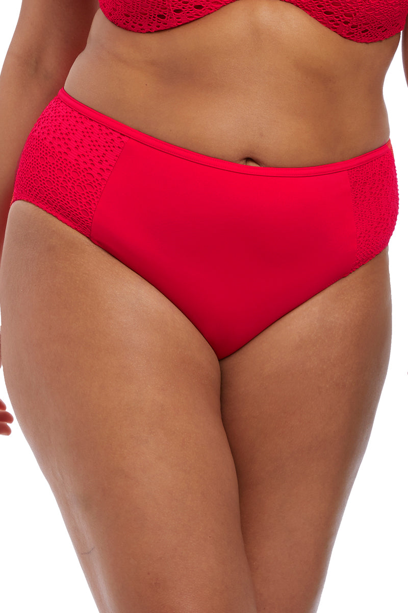 Elomi Indie Mid-Rise Swim Brief - Red - source image 43349