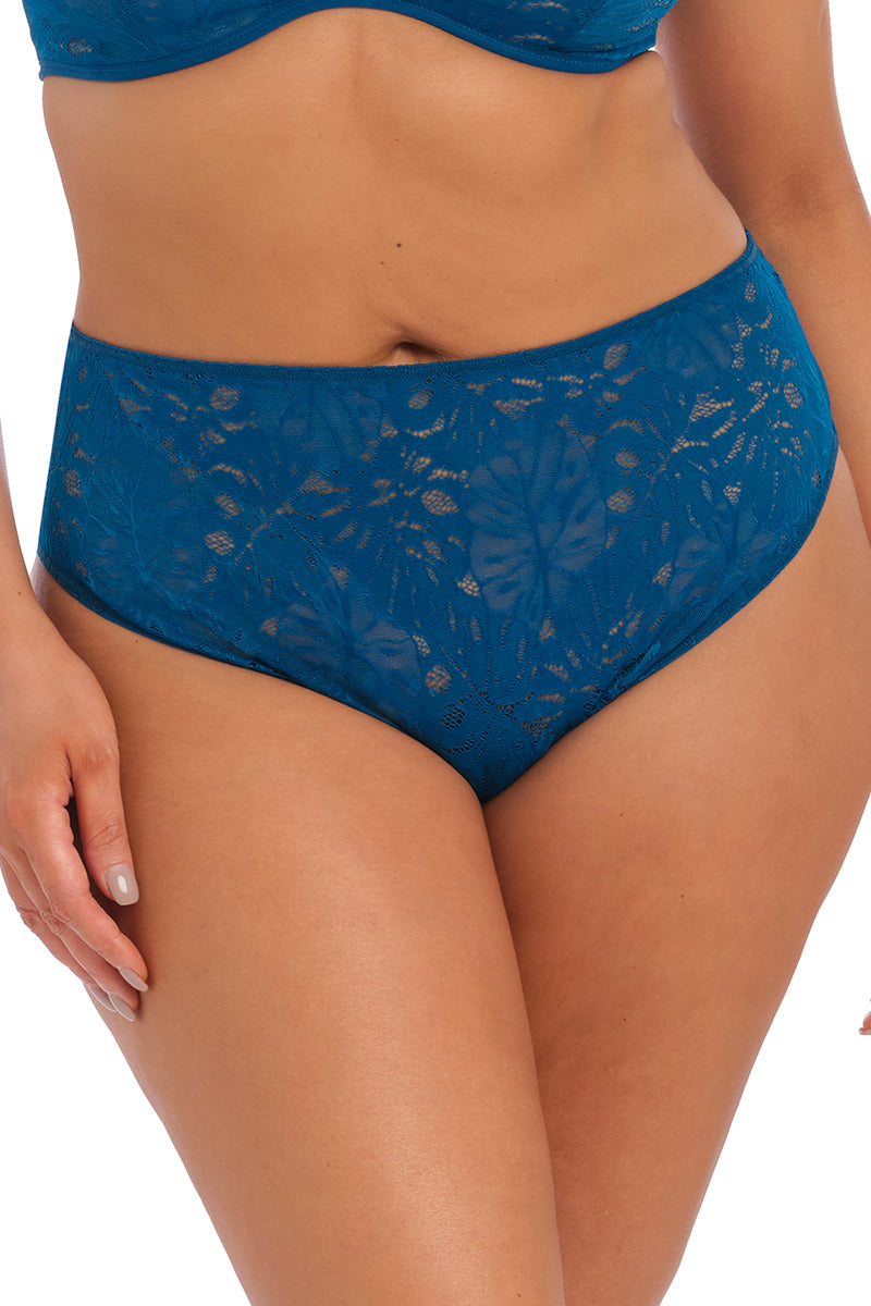 Elomi Kelsey High Leg Brief - Petrol - source image 44987