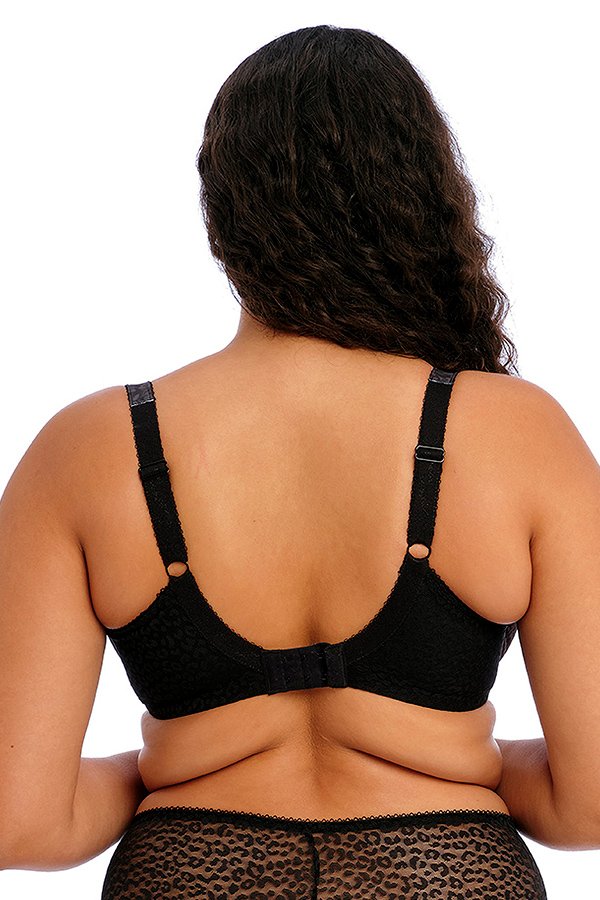 Elomi Lucie Underwire Stretch Plunge Bra - Black - source image 61690