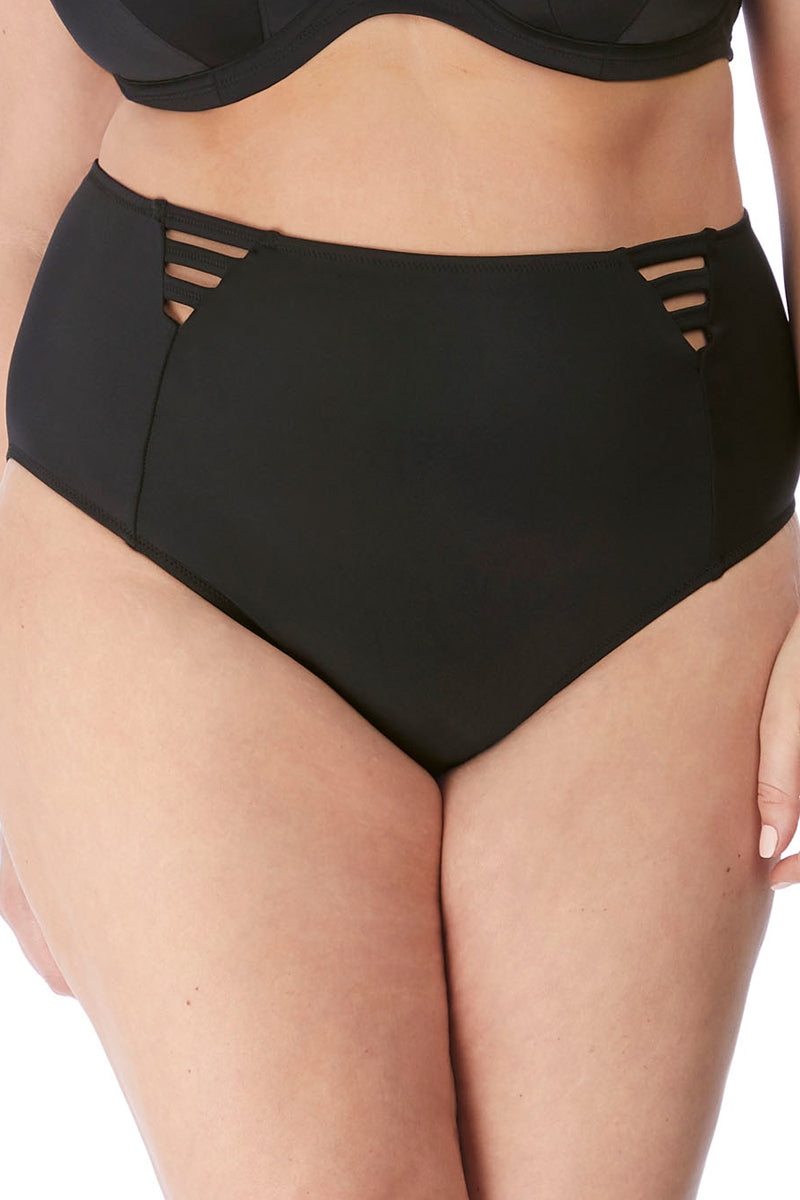 Elomi Magnetic High Leg Brief - Black - source image 43278