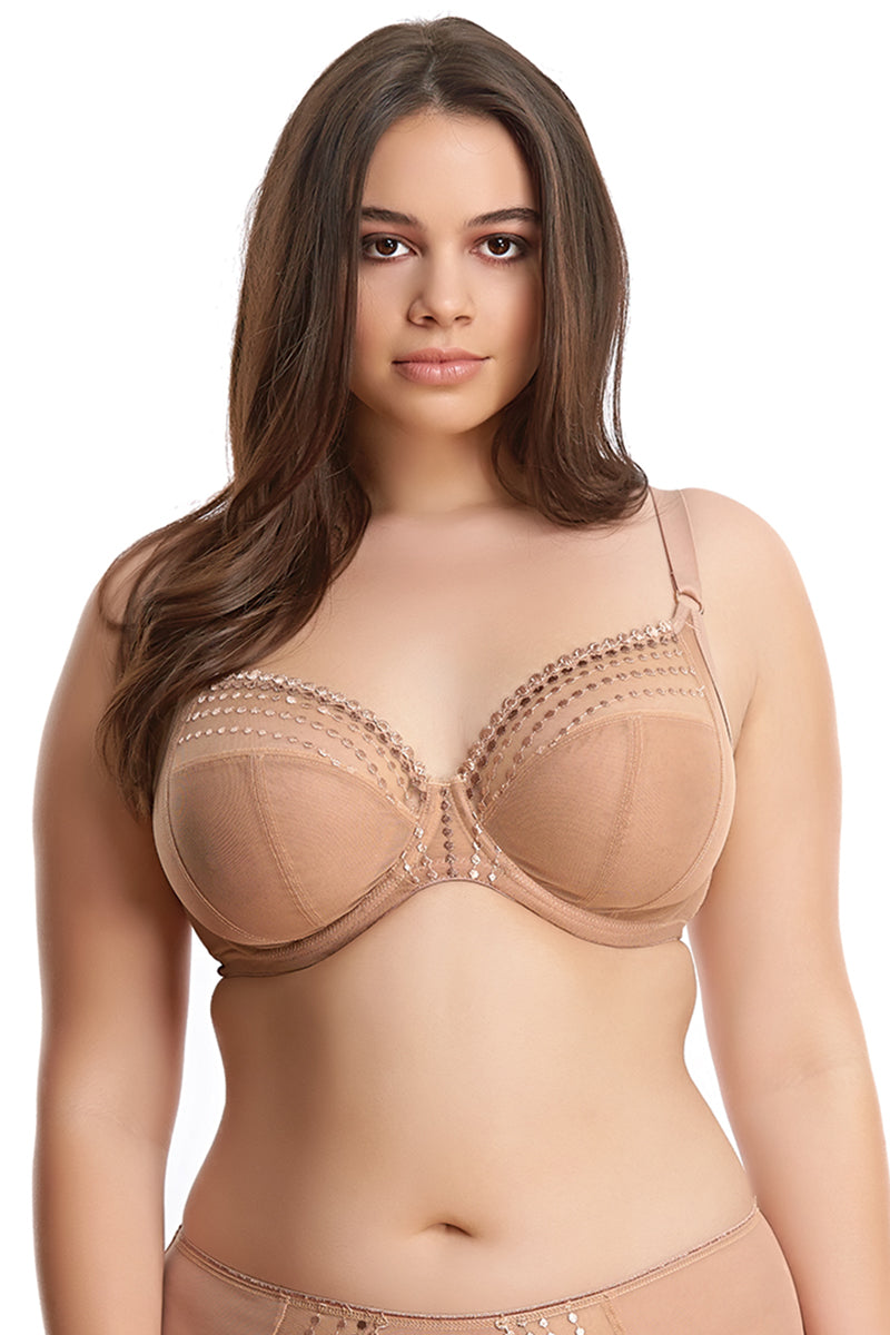Elomi Matilda Plunge Bra - Cafe Au Lait - source image 29194